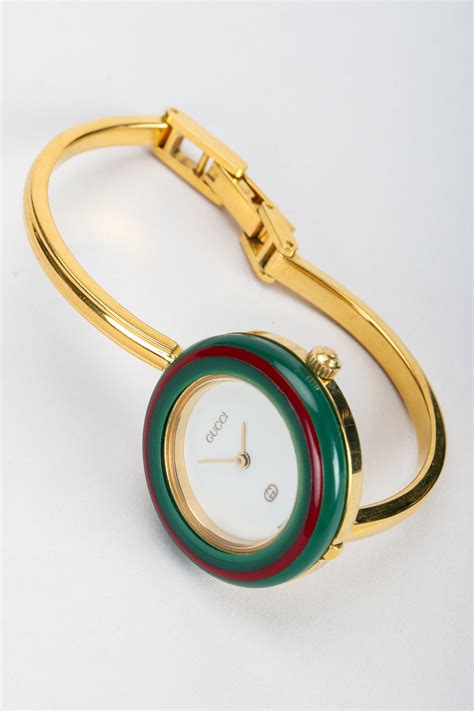 vintage gucci interchangeable watch|vintage gucci change bezel watch.